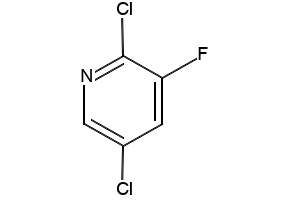 2,5-Dichloro-3-fluoropyridine structure, CAS 103999-77-5
