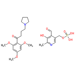 Buflomedil pyridoxal phosphate structure, CAS 104018-07-7