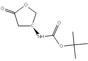 (S)-3-Boc-Amino-gamma-butyrolactone structure, CAS 104227-71-6