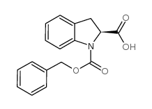 (S)-2,3-Dihydroindole-1,2-dicarboxylic acid 1-benzyl ester structure, CAS 104261-79-2