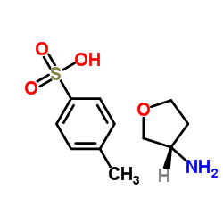 (S)-3-Aminotetrahydrofuran p-toluenesulfonate structure, CAS 104530-80-5