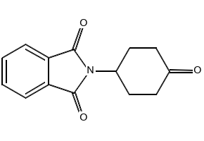 4-Phthalimidocyclohexanone structure, CAS 104618-32-8