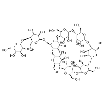 6-O-alpha-Maltosyl-beta-cyclodextrin structure, CAS 104723-60-6