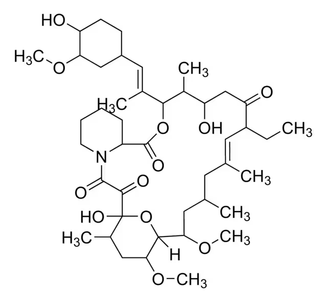 Ascomycin structure, CAS 104987-12-4