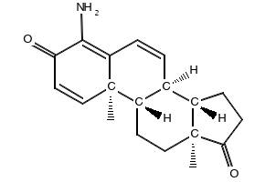 Minamestane structure, CAS 105051-87-4