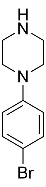 2-(4-Bromophenyl)piperazine structure, CAS 105242-07-7