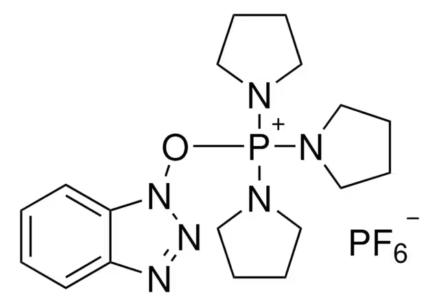 (Benzotriazol-1-yloxy)dipyrrolidinocarbenium hexafluorophosphate structure, CAS 105379-24-6