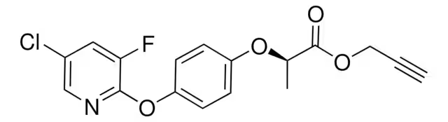 Clodinafop-propargyl structure, CAS 105512-06-9