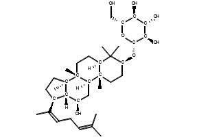 Ginsenoside Rh3 structure, CAS 105558-26-7
