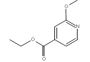 Ethyl 2-methoxyisonicotinate structure, CAS 105596-61-0