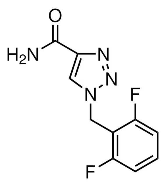 Rufinamide structure, CAS 106308-44-5