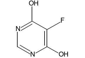 5-Fluoropyrimidine-4,6-diol structure, CAS 106615-61-6