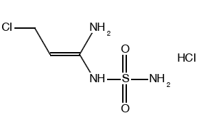 N-Sulphamyl-3-chloropropionamidine hydrochloride structure, CAS 106649-95-0