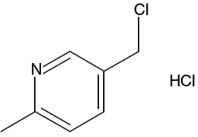 2-Methyl-5-chloromethylpyridine hydrochloride structure, CAS 106651-81-4