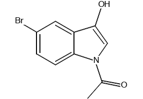 1-Acetyl-5-bromoindolin-3-one structure, CAS 106698-07-1