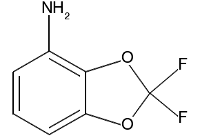 4-Amino-2,2-difluoro-1,3-benzodioxole structure, CAS 106876-54-4