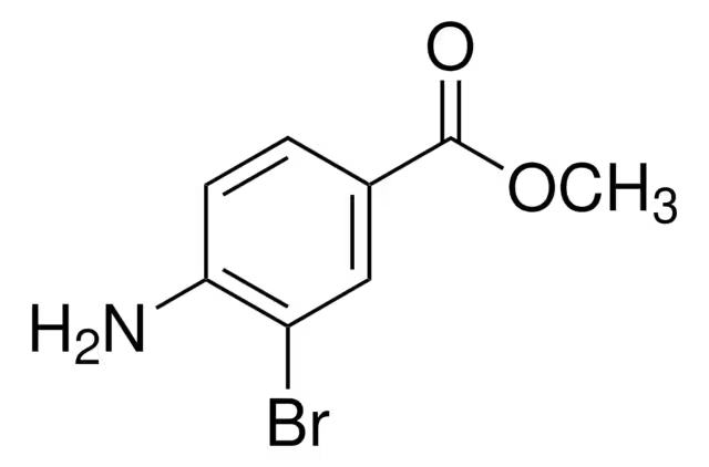 Methyl 4-amino-3-bromobenzoate structure, CAS 106896-49-5