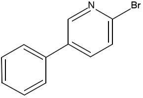 2-Bromo-5-phenylpyridine structure, CAS 107351-82-6
