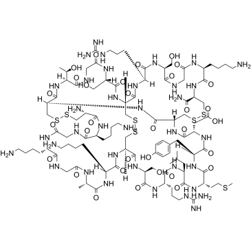 Ziconotide acetate structure, CAS 107452-89-1