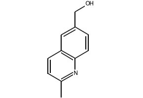 (2-Methyl-6-quinolinyl)methanol structure, CAS 108166-02-5