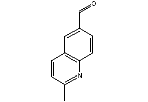 2-Methyl-6-quinolinecarbaldehyde structure, CAS 108166-03-6