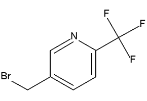5-(Bromomethyl)-2-(trifluoromethyl)pyridine structure, CAS 108274-33-5