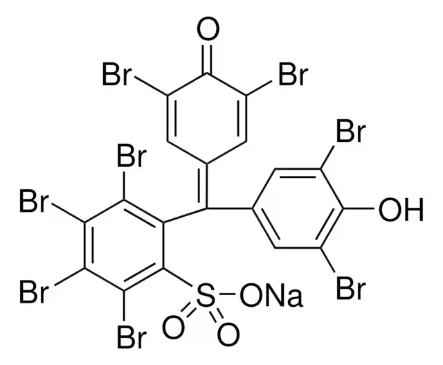 Tetrabromophenol Blue sodium salt structure, CAS 108321-10-4