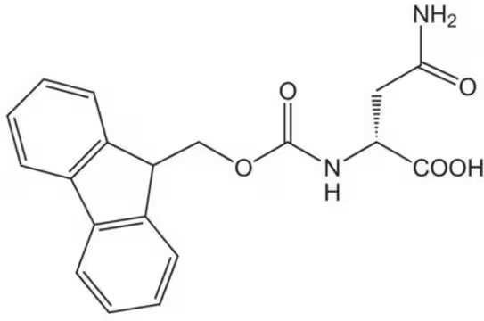 Fmoc-D-Asparagine structure, CAS 108321-39-7