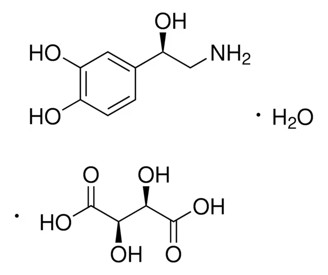 L-Norepinephrine bitartrate structure, CAS 108341-18-0