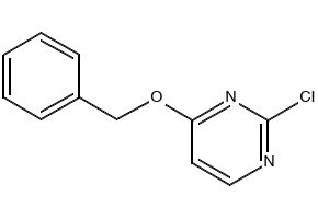 4-Benzyloxy-2-chloropyrimidine structure, CAS 108381-28-8