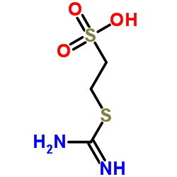 2-[(Aminoiminomethyl)thio]ethanesulfonic acid structure, CAS 108710-70-9