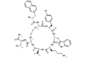 Lanreotide structure, CAS 108736-35-2