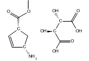 (1R,4S)-N-Boc-1-aminocyclopent-2-ene-4-carboxylic acid structure, CAS 108999-93-5