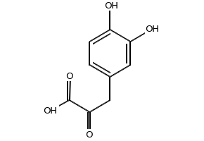 3,4-Dihydroxyphenylpyruvic acid structure, CAS 109170-71-0