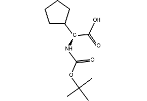 Boc-L-Cyclopentylglycine structure, CAS 109183-72-4