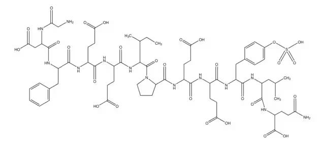 [Tyr(SO3H)63]-Hirudin Fragment 54-65 structure, CAS 109528-49-6