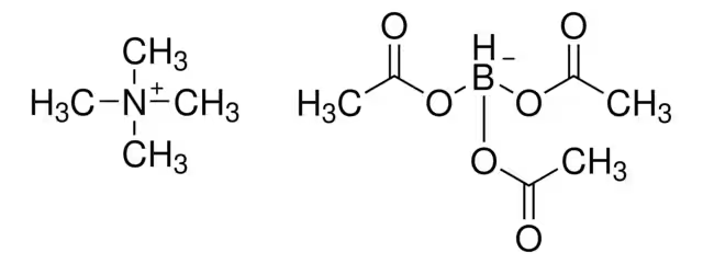 Tetramethylammonium triacetoxyborohydride structure, CAS 109704-53-2