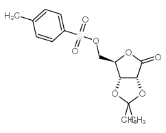 5-(p-Toluenesulfonate)-2,3-O-isopropylidene-2-C-methyl-D-ribonic-gamma-lactone structure, CAS 109715-12-0