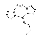 2,2'-(4-Bromo-1-butenylidene)bis[3-methylthiophene] structure, CAS 109857-81-0