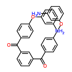 1,3-Bis[4-(3-aminophenoxy)benzoyl]benzene structure, CAS 110471-15-3
