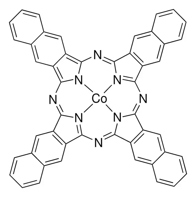 Tin(II) 2,3-naphthalocyanine structure, CAS 110479-58-8