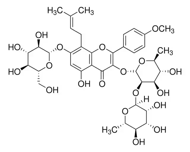 Epmedin C structure, CAS 110642-44-9