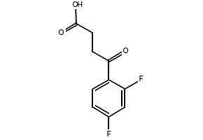 4-(2,4-Difluorophenyl)-4-oxobutanoic acid structure, CAS 110931-77-6