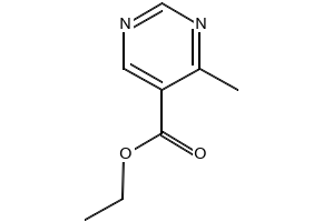 Ethyl-4-methylpyrimidine-5-carboxylate structure, CAS 110960-73-1