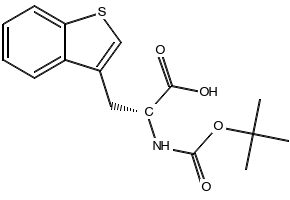 Boc-D-3-Benzothienylalanine structure, CAS 111082-76-9