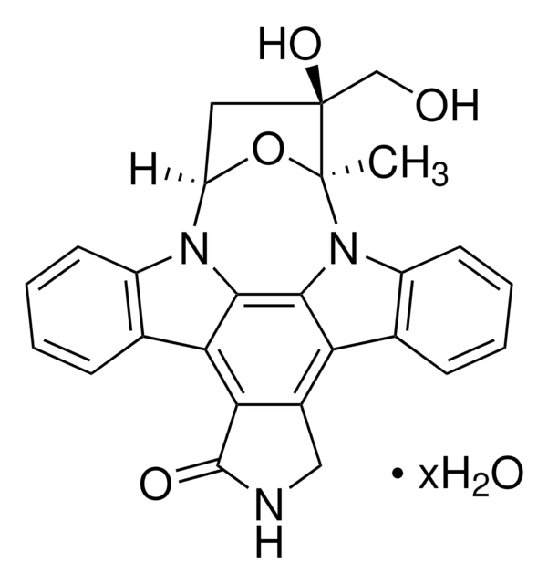Lestaurtinib structure, CAS 111358-88-4