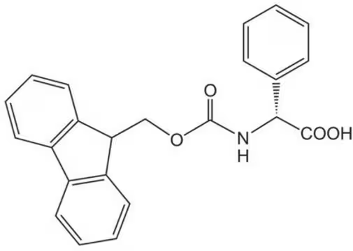 Fmoc-D-Phenylglycine structure, CAS 111524-95-9