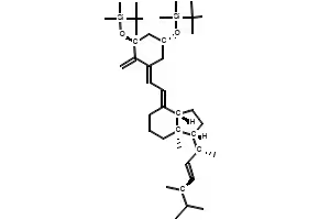 [[(1a,3b,5E,7E,22E)-9,10-Secoergosta-5,7,10(19),22-tetraene-1,3-diyl]bis(oxy)]bis[(1,1-dimethylethyl)dimethylsilane] structure, CAS 111594-58-2