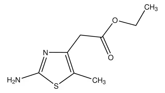 Ethyl 2-(2-mercapto-4-methyl-1,3-thiazol-5-yl)acetate structure, CAS 111874-19-2