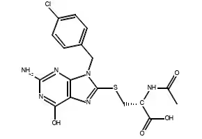 (R)-2-[(4-Chlorobenzoyl)amino]-3-(1,2-dihydro-2-oxo-4-quinolyl)propanoic acid structure, CAS 111911-90-1
